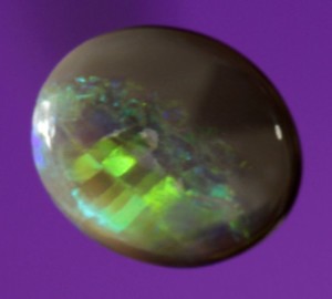 0.6ct Black Opal