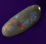 1.1ct Black Opal