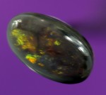 1.1ct Black Opal