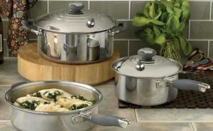 Panela de aço inoxidável