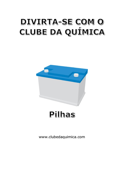 Revista Divierta-se com o Clube da Química Pilhas