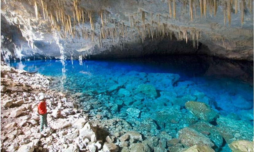 Gruta lago Azul
