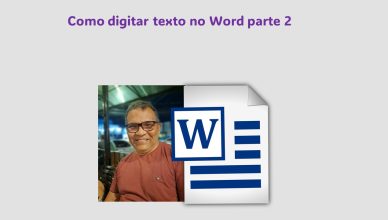 Como digitar texto no Word parte 2