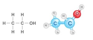 Estrutura álcool etílico