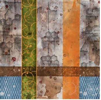 Chemical Still life with Fermentation molecule