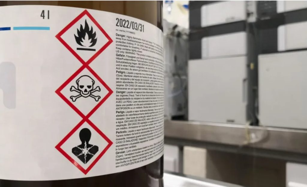 Rotulos reagentes quimicos