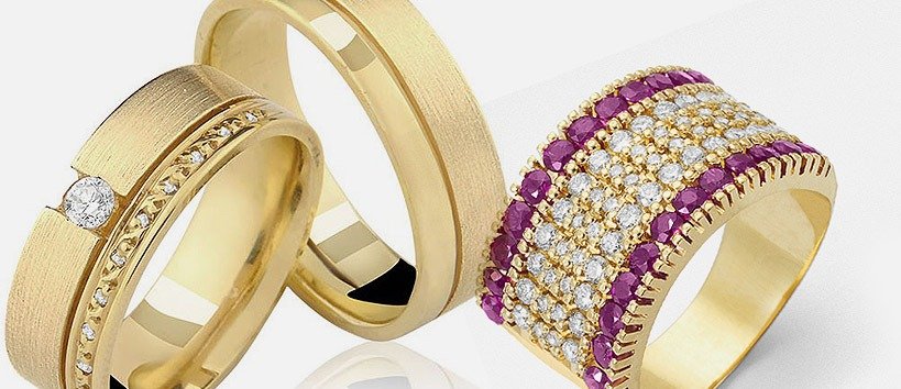 Os quilates das joias de ouro