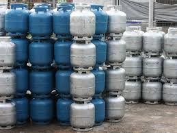 Botijão de gás de cozinha