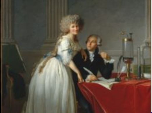 Quadro de Lavoisier e Esposa