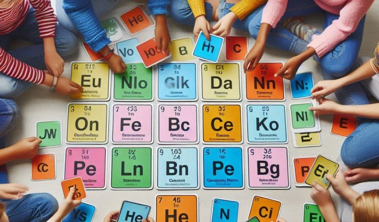 jogo de memoria de elementos químicos