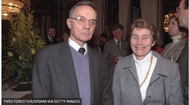 Irene Curie e o marido