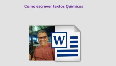 Como escrever textos Químicos