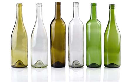 Garrafas de vidro