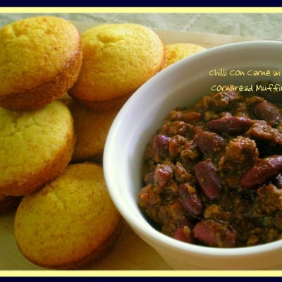 Chilli Con Carne with Cornbread Muffins