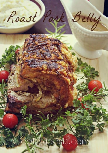 roast pork belly