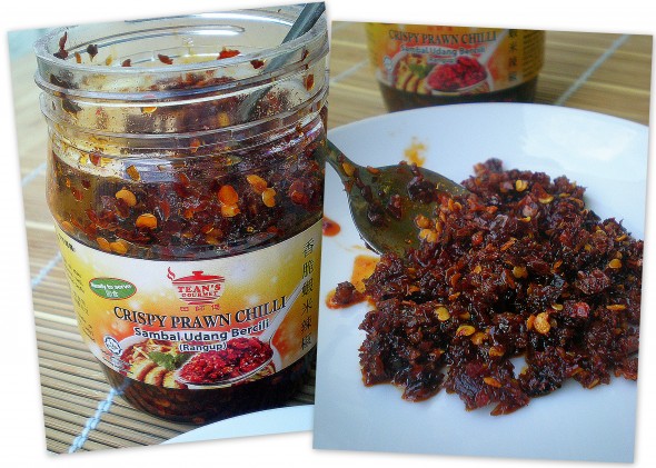 tofu with chilli collage