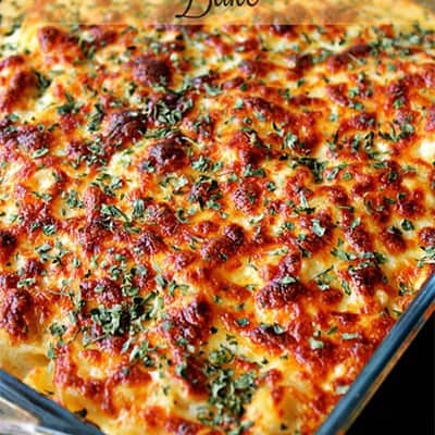 Chicken Alfredo Bake