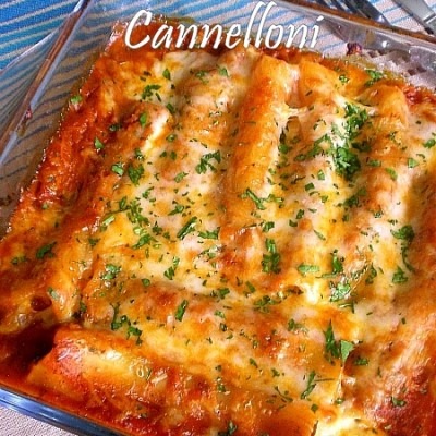 Rocket & Mushroom Cannelloni