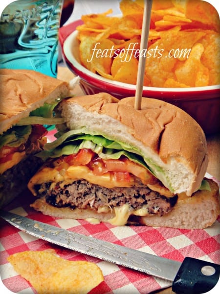 beef-pork burger