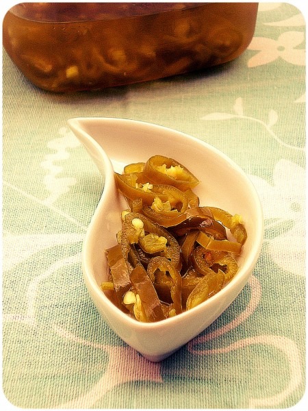 pickled green chilli