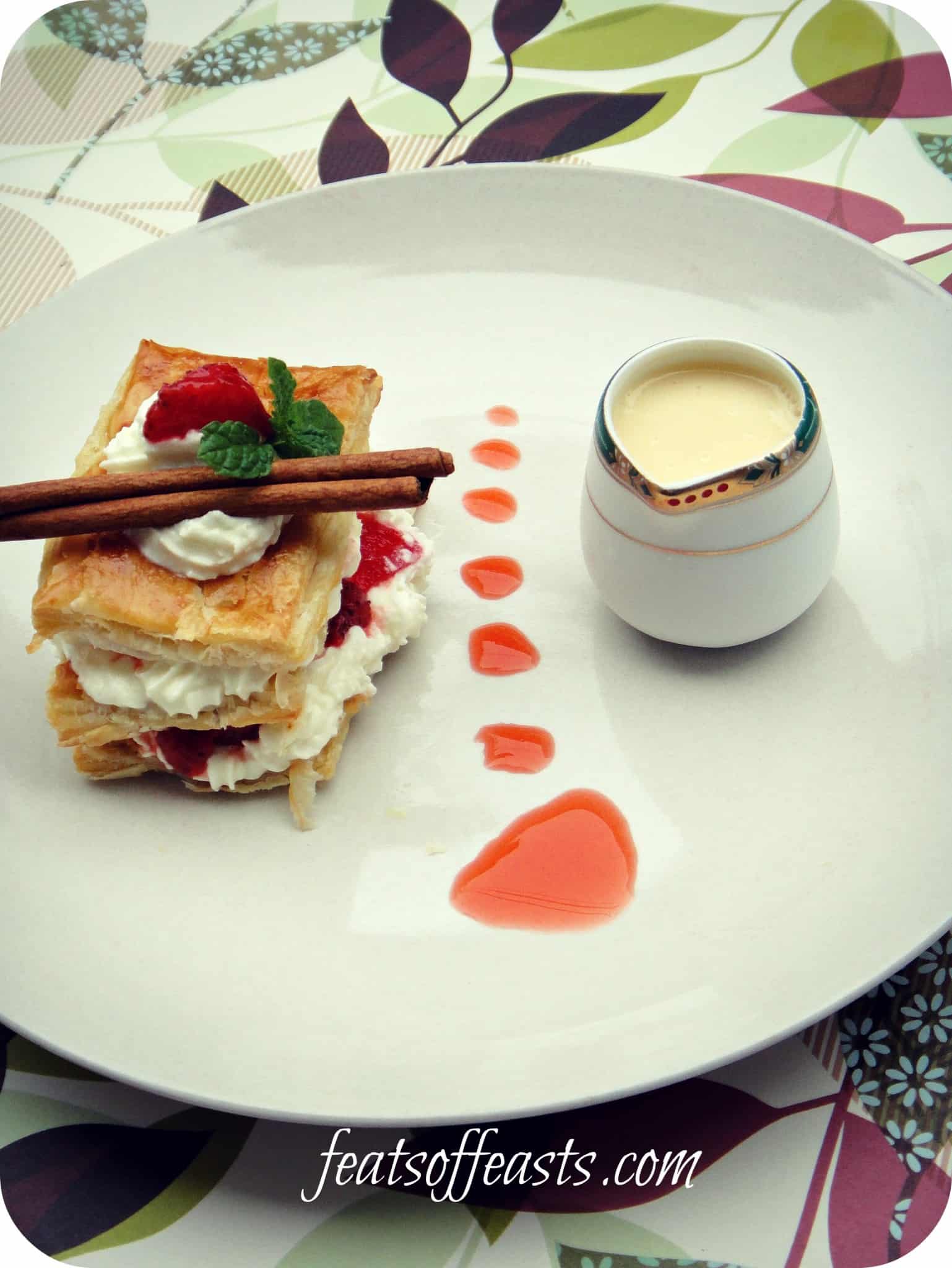Strawberry, Apple Mille Feuille
