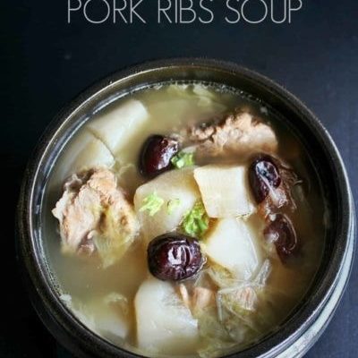 White Radish and Pork Ribs Soup