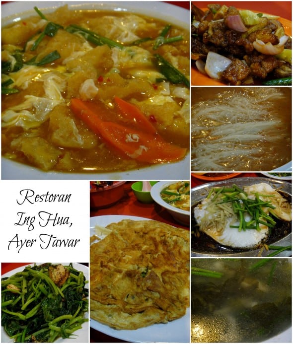 restoran ing hua, ayer tawar