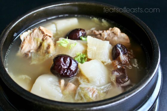 white radish soup