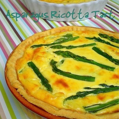 Asparagus Ricotta Tart