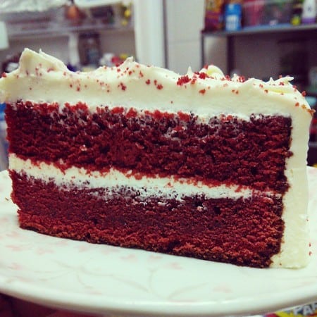 red velvet slice