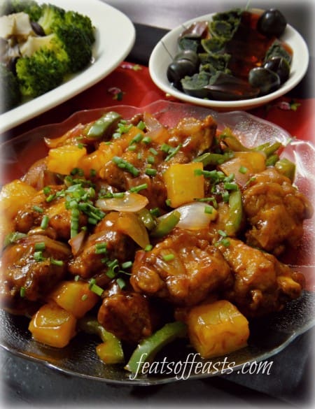 pork and century eggs