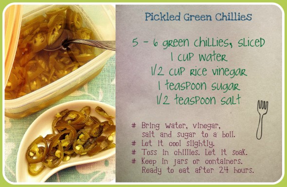 green chillie collage