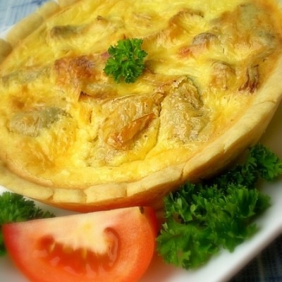 Artichoke & Bacon Quiche – Back 2 Back