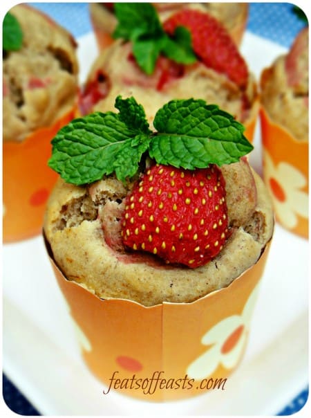 strawberry muffins