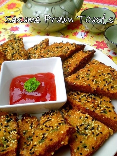 prawn toasts
