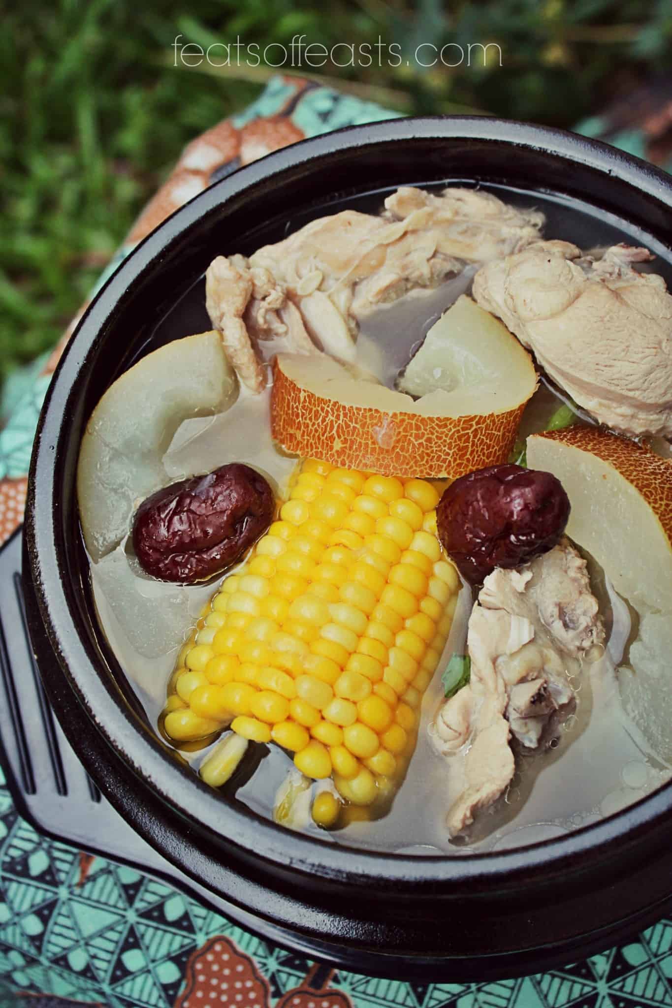 Chicken Soup with Old Cucumber