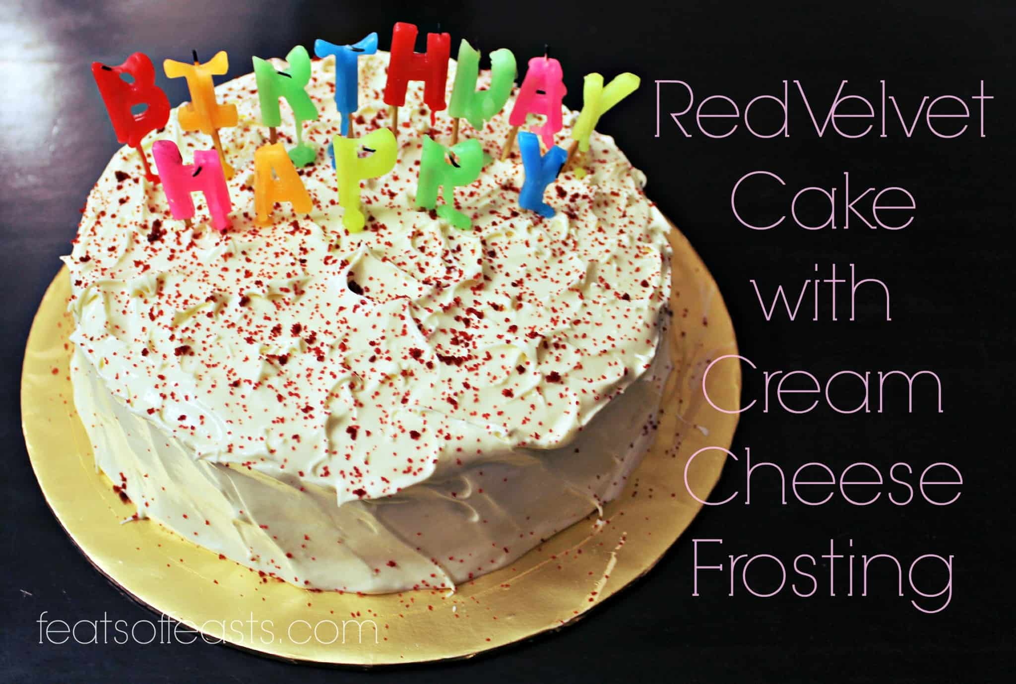 Red Velvet Cake with Cream Cheese Frosting