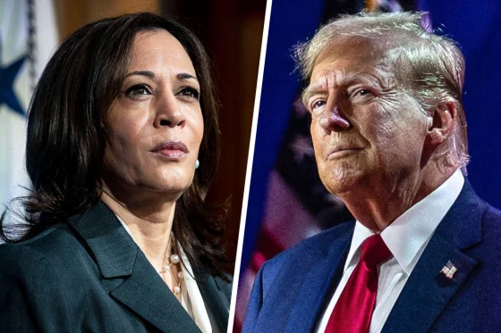 KAMALA AND TRUMP