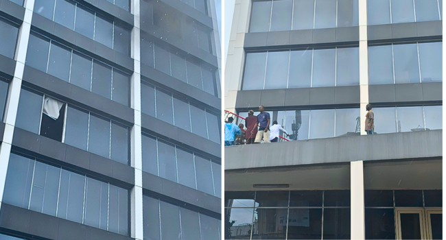FIRE IN LAGOS BUILDING