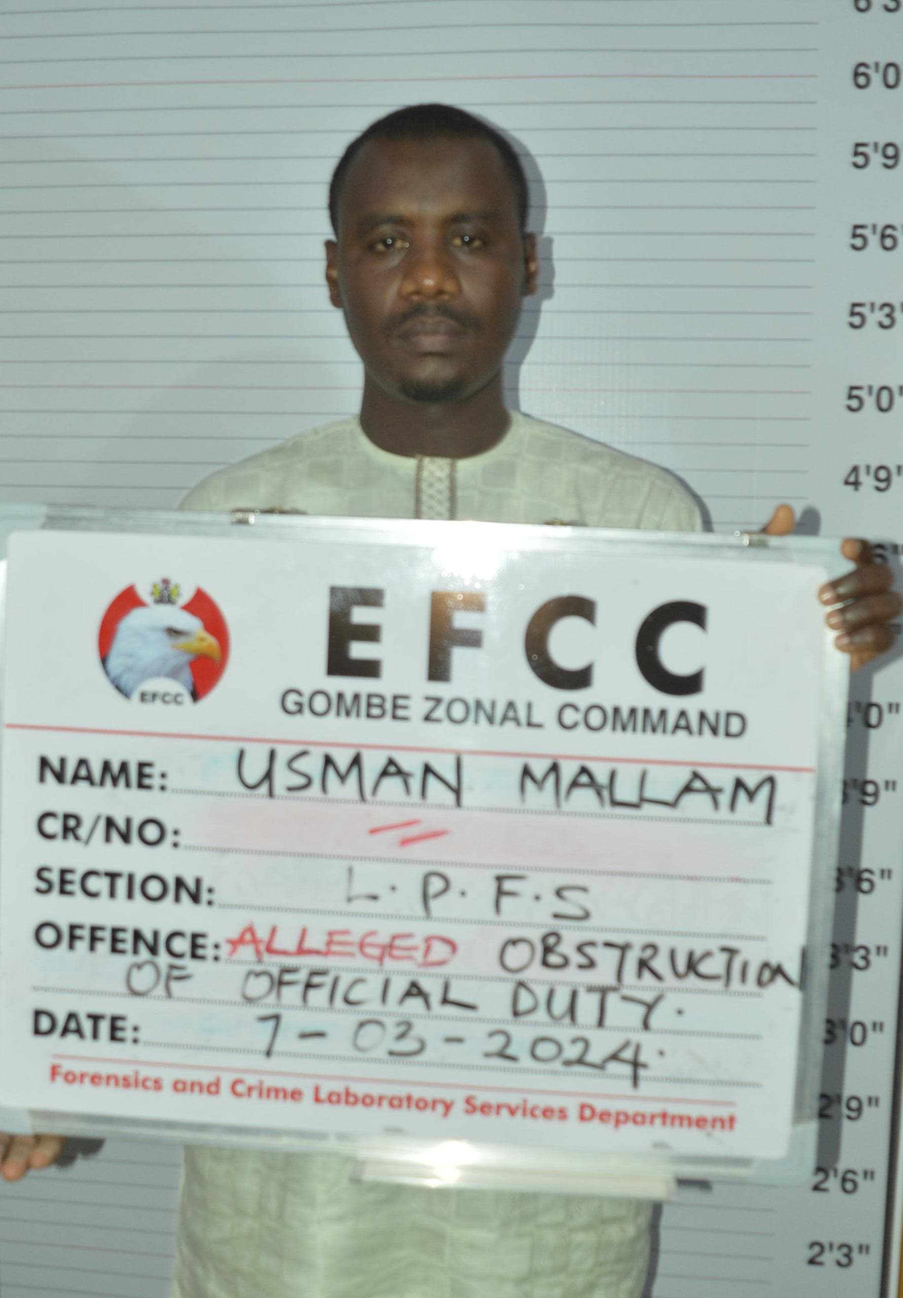EFCC ARRAIGNS ONE