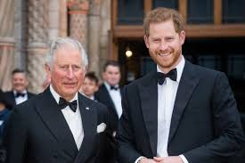 PRINCE HARRY WITH KING