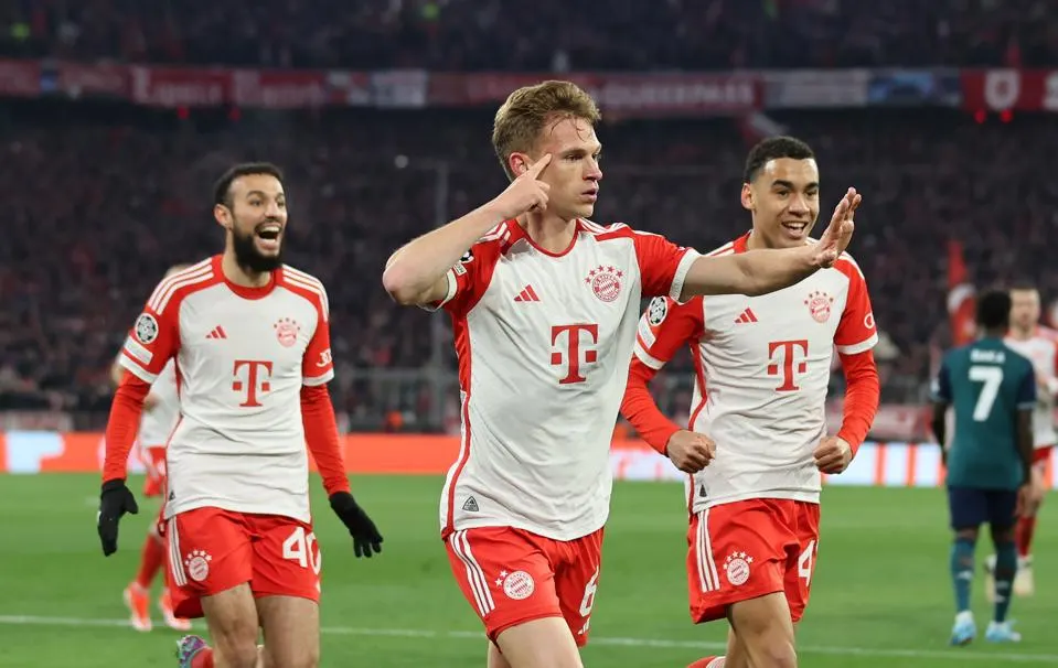 BAYERN MUNICH BEAT ARSENAL