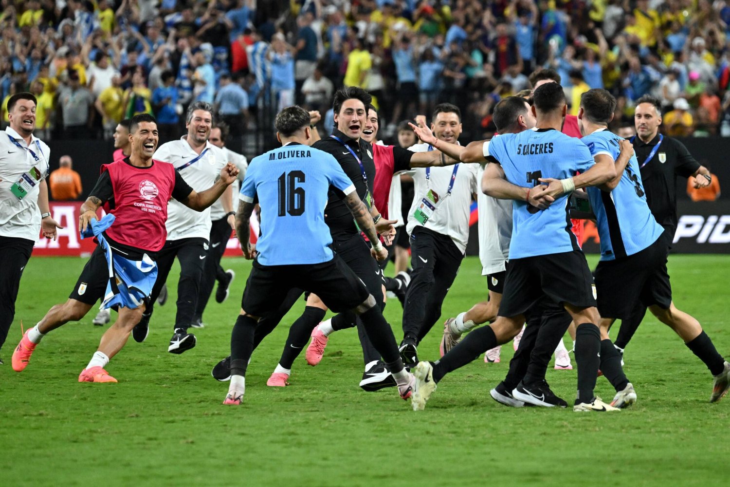 URUGUAY BEAT BRAZIL