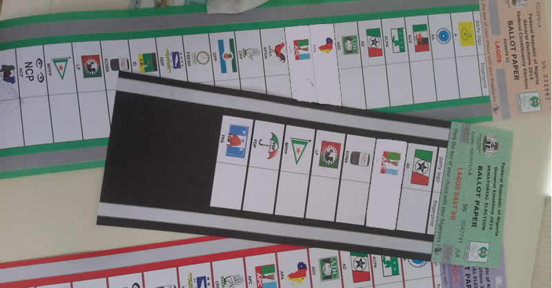 INEC'S BALLOT PAPERS