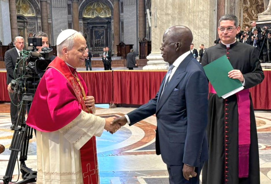 TINUBU WITH POPE LEO