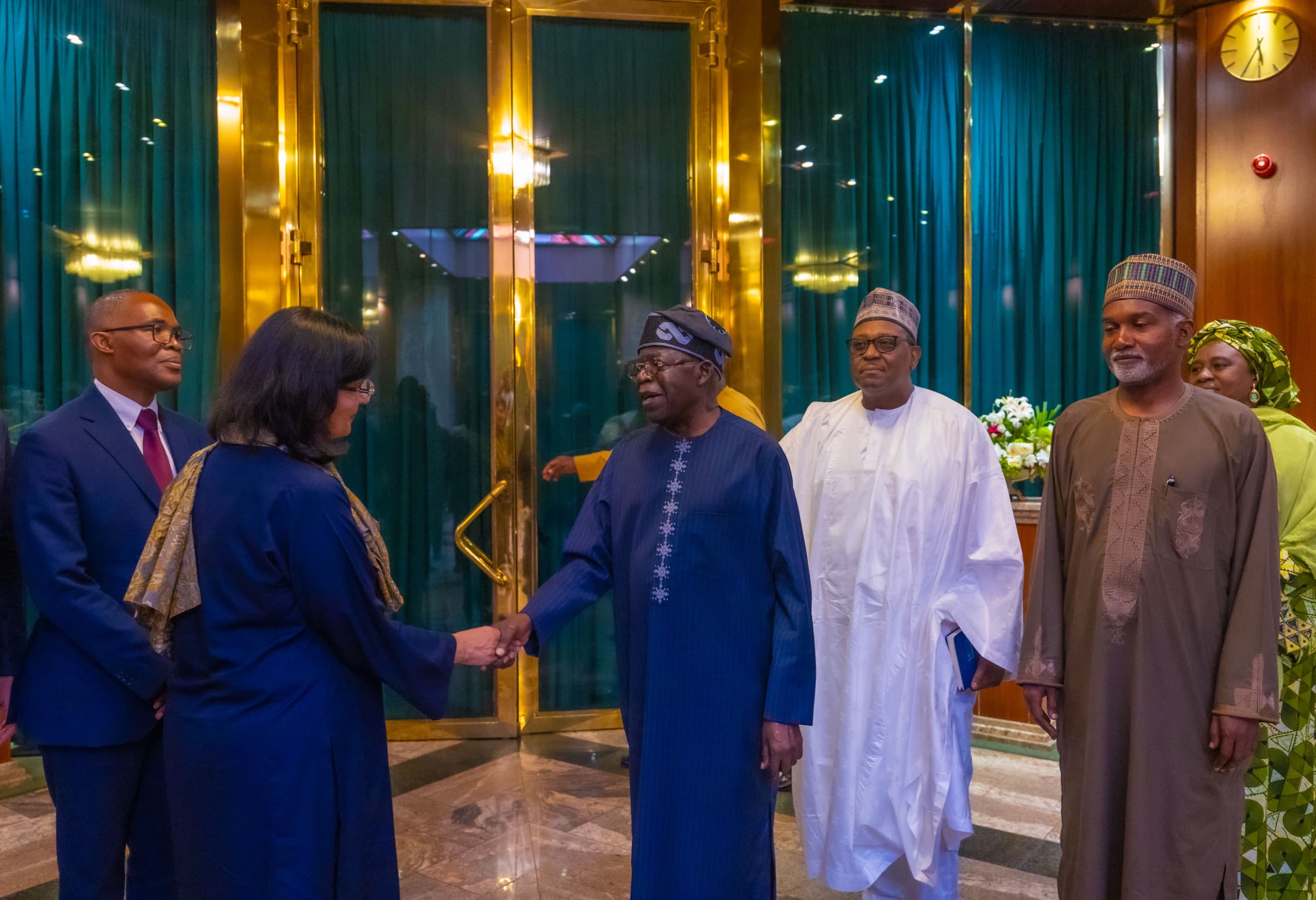 TINUBU WITH GAVI TEAM