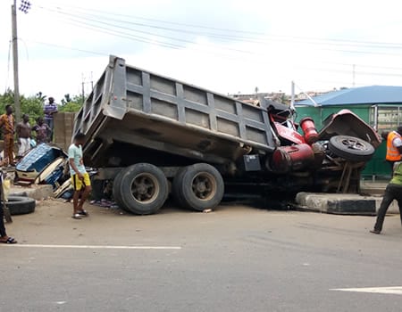 TRUCK CRASH