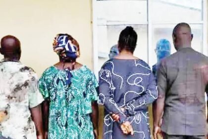 FOUR ARRESTED