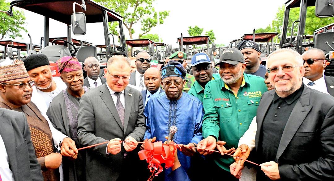 TINUBU LAUNCHED TRACTORS