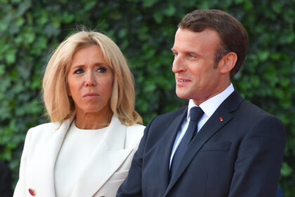 MACRON AND WIFE